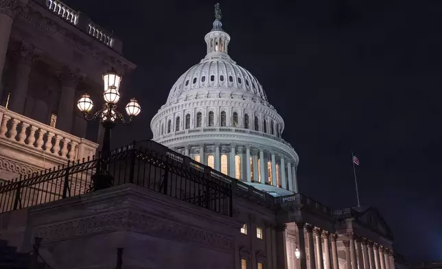 The Capitol is pictured in Washington, Friday, Dec. 20, 2024. (AP Photo/J. Scott Applewhite)