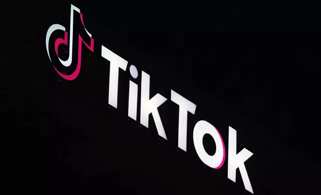 A TikTok sign is displayed on top of their building in Culver City, Calif., on Tuesday, Dec. 3, 2024. (AP Photo/Richard Vogel)