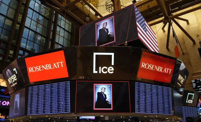 A cover of Time magazine's person of the year, shows President-elect Donald Trump, on the floor of the New York Stock Exchange, Thursday, Dec. 12, 2024, in New York. (AP Photo/Alex Brandon)