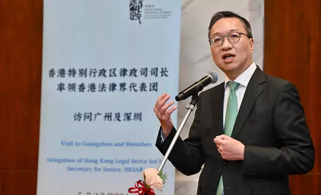 SJ leads delegation of Hong Kong foreign-related legal talent to Guangzhou to begin visit to Mainland cities of GBA  Source: HKSAR Government Press Releases