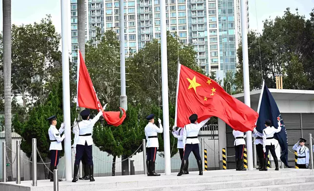 Civil Aid Service holds 89th Recruits Passing-out Parade  Source: HKSAR Government Press Releases