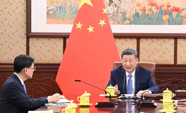 Remarks by CE at media session in Beijing after reporting to President Xi Jinping (with photos/video) Source: HKSAR Government Press Releases