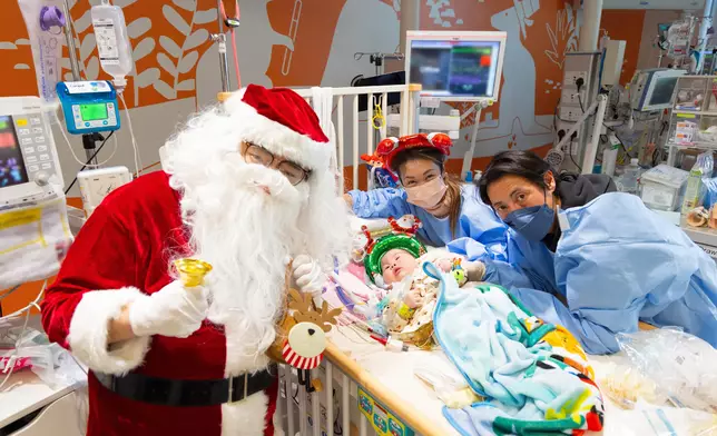 Hospital Authority healthcare staff celebrate Christmas with paediatric patients  Source: HKSAR Government Press Releases