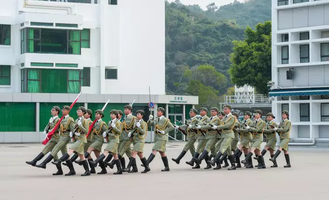 Hong Kong Customs holds graduation parade for Customs Youth Leader Corps Winter Training Camp 2024 and "YES Buddy" AI Robot Launching Ceremony  Source: HKSAR Government Press Releases