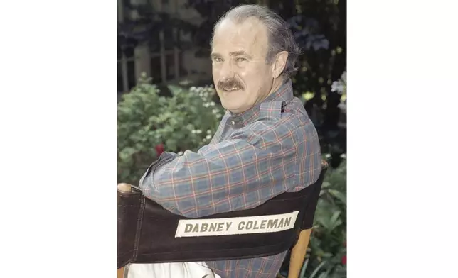 FILE - Actor Dabney Coleman poses at his home in Brentwood, Calif., Sept. 8, 1991. (AP Photo/Julie Markes, File)