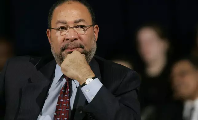 FILE - Time Warner CEO, Richard D. Parsons, participates in the White House Conference on the Economy: Financial Challenges for Today and Tomorrow, Thursday, Dec. 16, 2004, at the Ronald Reagan Building in Washington. (AP Photo/Lawrence Jackson, File)