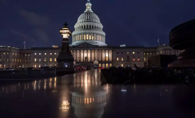 The Capitol is pictured in Washington, Friday, Dec. 20, 2024. (AP Photo/J. Scott Applewhite)