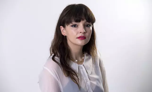 Lauren Mayberry poses for a portrait on Monday, Sept. 30, 2024, in New York. (Photo by Andy Kropa/Invision/AP)