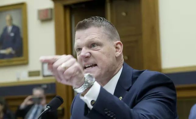 Secret Service Acting Director Ronald L. Rowe Jr. responds to questions from Rep. Pat Fallon, R-Texas, during a hearing by the House Task Force on the Attempted Assassination of Donald J. Trump on the Secret Service's security failures regarding the assassination attempts on President-elect Trump, in Butler, Pa. on July 13, 2024, and West Palm Beach, Fla. on Sept. 15, 2024, on Capitol Hill, Thursday, Dec. 5, 2024, in Washington. (AP Photo/Rod Lamkey, Jr.)