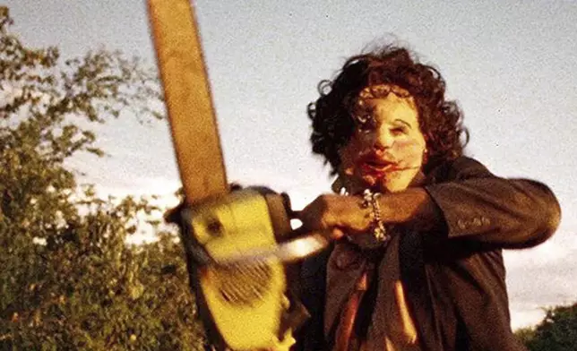 This image released by the Library of Congress shows a scene from the 1974 film "Texas Chainsaw Massacre." (MPI Media Group and Dark Sky Films/Library of Congress via AP)