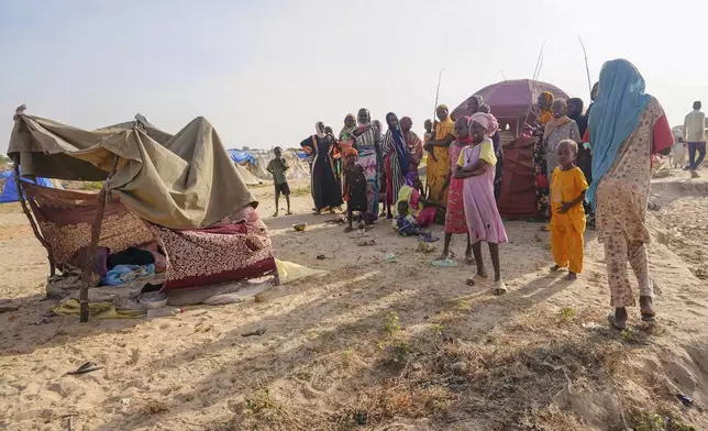 FILE - Sudanese refugees arrive in Acre, Chad, Sunday, Oct 6. 2024. (AP Photo/Sam Mednick, File)