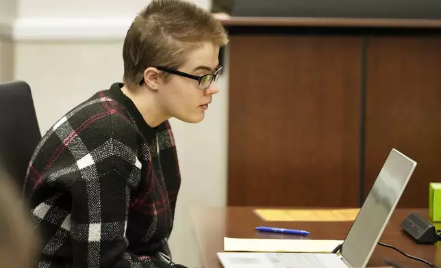 Morgan Geyser appears in a Waukesha County courtroom Thursday, Jan. 9, 2025, in Waukesha, Wis. (AP Photo/Morry Gash)