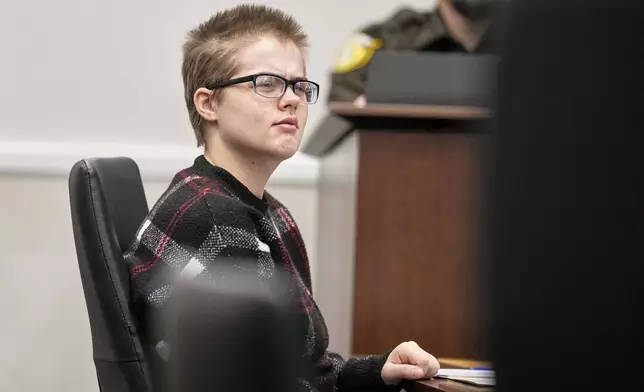 Morgan Geyser appears in a Waukesha County courtroom Thursday, Jan. 9, 2025, in Waukesha, Wis. (AP Photo/Morry Gash)