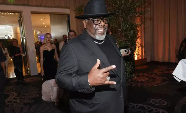 Cedric the Entertainer arrives at the 82nd Golden Globes on Sunday, Jan. 5, 2025, at the Beverly Hilton in Beverly Hills, Calif. (AP Photo/Chris Pizzello)