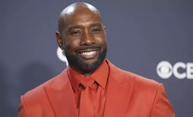 Morris Chestnut poses in the press room during the 82nd Golden Globes on Sunday, Jan. 5, 2025, at the Beverly Hilton in Beverly Hills, Calif. (AP Photo/Chris Pizzello)