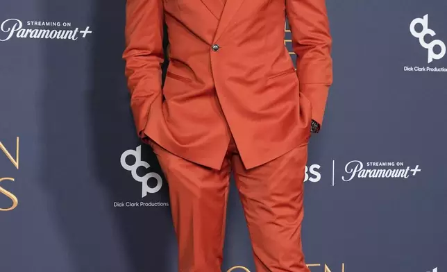 Morris Chestnut poses in the press room during the 82nd Golden Globes on Sunday, Jan. 5, 2025, at the Beverly Hilton in Beverly Hills, Calif. (AP Photo/Chris Pizzello)