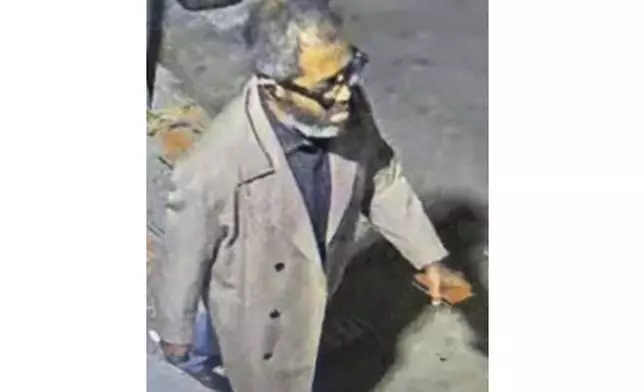 The Federal Bureau of Investigation released photos of surveillance footage that shows Shamsud-Din Jabbar an hour before he drove a truck down Bourbon Street, New Orleans, early Jan. 1, 2025. Federal Bureau of Investigation via AP)