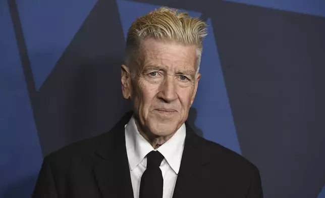 FILE - David Lynch appears at the Governors Awards in Los Angeles on Oct. 27, 2019. (Photo by Jordan Strauss/Invision/AP, File)