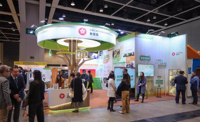 Booths set up at Expo to introduce EDB's professional grades and Applied Learning  Source: HKSAR Government Press Releases