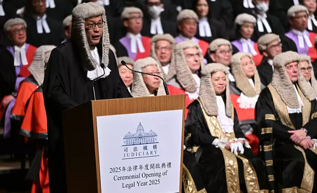 CJ's speech at Ceremonial Opening of Legal Year 2025 Source: HKSAR Government Press Releases