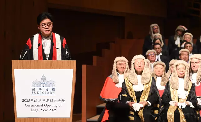 CJ's speech at Ceremonial Opening of Legal Year 2025 Source: HKSAR Government Press Releases