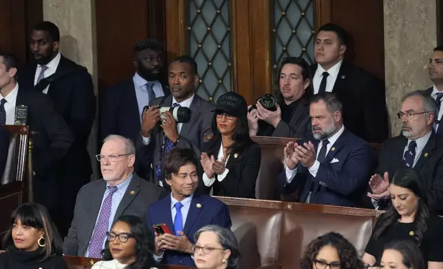 The joint session of Congress convenes to confirm the Electoral College votes, affirming President-elect Donald Trump's victory in the presidential election, Monday, Jan. 6, 2025, at the U.S. Capitol in Washington. (AP Photo/J. Scott Applewhite)