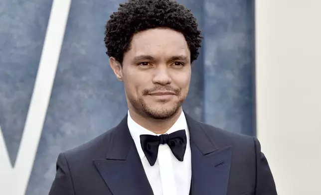 FILE - Trevor Noah arrives at the Vanity Fair Oscar Party on March 12, 2023, in Beverly Hills, Calif. (Photo by Evan Agostini/Invision/AP, File)