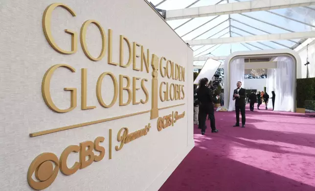 A general view of atmosphere at the 82nd Golden Globes on Sunday, Jan. 5, 2025, at the Beverly Hilton in Beverly Hills, Calif. (Photo by Jordan Strauss/Invision/AP)