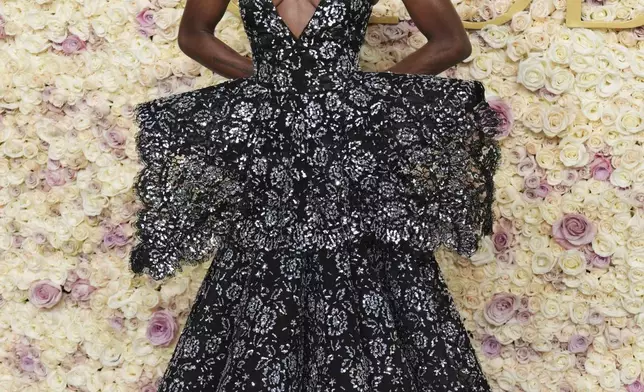 Cynthia Erivo arrives at the 82nd Golden Globes on Sunday, Jan. 5, 2025, at the Beverly Hilton in Beverly Hills, Calif. (Photo by Jordan Strauss/Invision/AP)