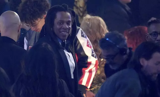 Jay-Z during the 67th annual Grammy Awards on Sunday, Feb. 2, 2025, in Los Angeles. (AP Photo/Chris Pizzello)