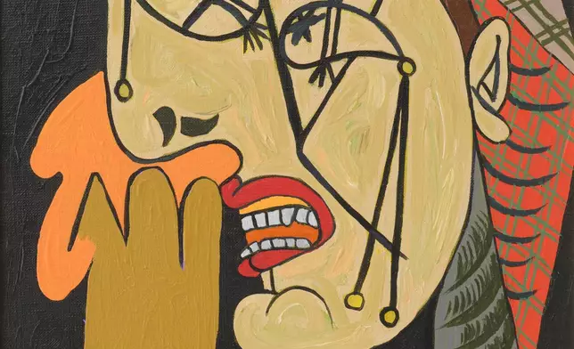 Tanaami Keiichi; Pleasure of Picasso––Mother and Child No.118; 2020/2021; acrylic on canvas; Courtesy of NANZUKA; Acquisition in progress; © Keiichi Tanaami; Image courtesy of NANZUKA and M+, Hong Kong