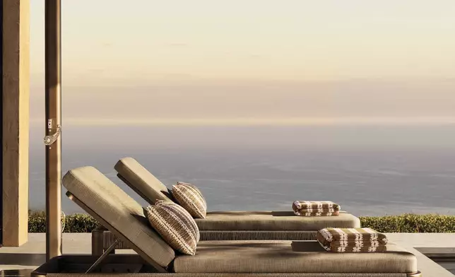 RH OUTDOOR 2025 INTRODUCES STRIATA ALUMINUM DESIGNED BY MATHIAS DE FERM, BELGIUM (Photo: RH)