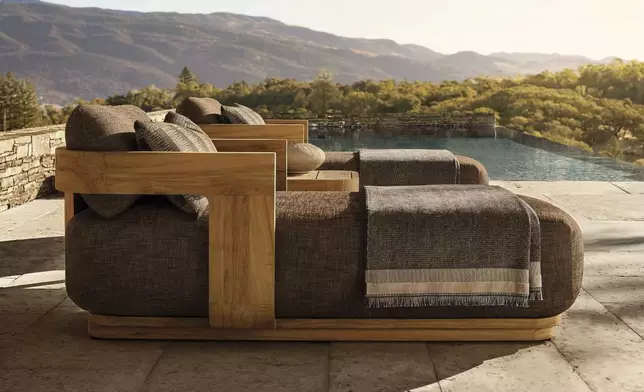 RH OUTDOOR 2025 INTRODUCES SEDONA TEAK DESIGNED BY ARTHUR GENTIL, MILAN (Photo: RH)