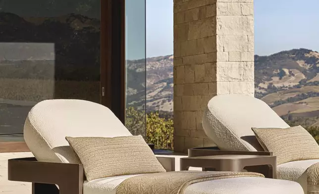 RH OUTDOOR 2025 INTRODUCES SEDONA ALUMINUM DESIGNED BY ARTHUR GENTIL, MILAN (Photo: RH)