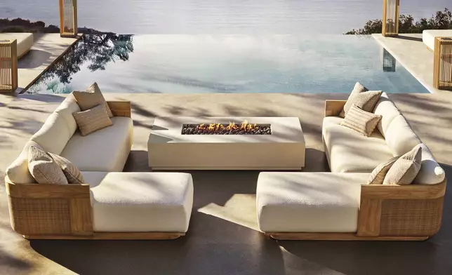 RH OUTDOOR 2025 INTRODUCES SEDONA CANE TEAK DESIGNED BY ARTHUR GENTIL, MILAN (Photo: RH)