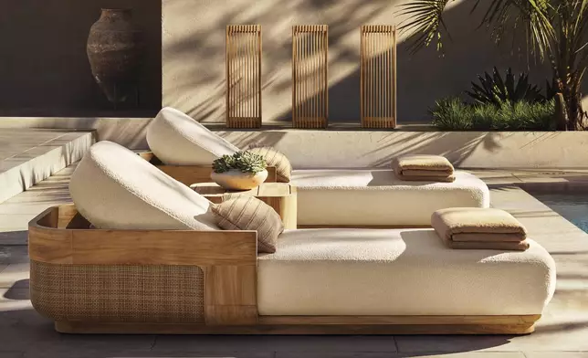 RH OUTDOOR 2025 INTRODUCES SEDONA CANE TEAK DESIGNED BY ARTHUR GENTIL, MILAN (Photo: RH)