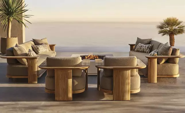 RH OUTDOOR 2025 INTRODUCES DUNE TEAK DESIGNED BY HARRISON &amp; NICHOLAS CONDOS, SYDNEY (Photo: RH)