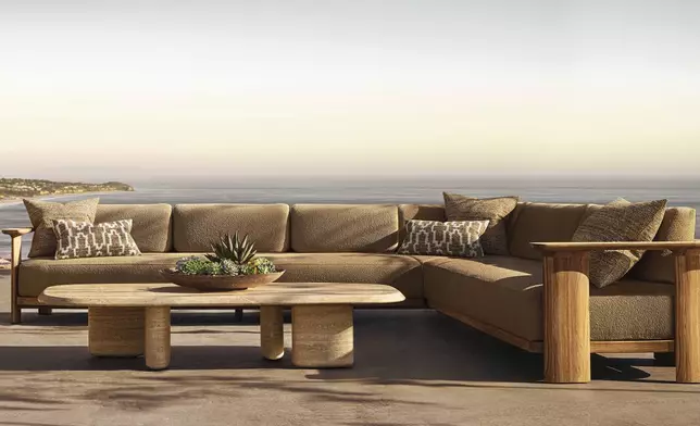 RH OUTDOOR 2025 INTRODUCES DUNE TEAK DESIGNED BY HARRISON &amp; NICHOLAS CONDOS, SYDNEY (Photo: RH)