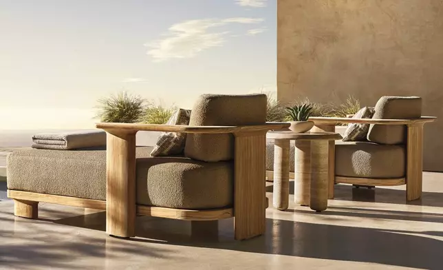 RH OUTDOOR 2025 INTRODUCES DUNE TEAK DESIGNED BY HARRISON &amp; NICHOLAS CONDOS, SYDNEY (Photo: RH)