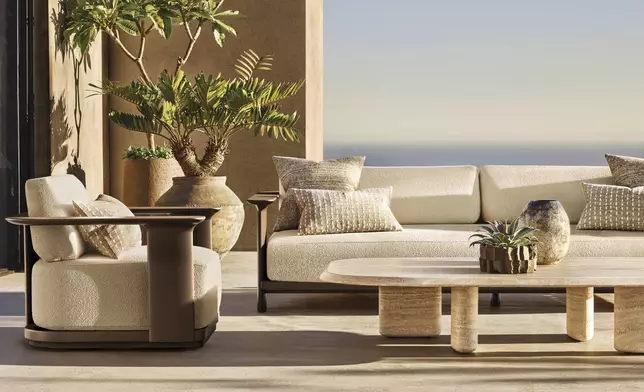 RH OUTDOOR 2025 INTRODUCES DUNE ALUMINUM DESIGNED BY HARRISON &amp; NICHOLAS CONDOS, SYDNEY (Photo: RH)