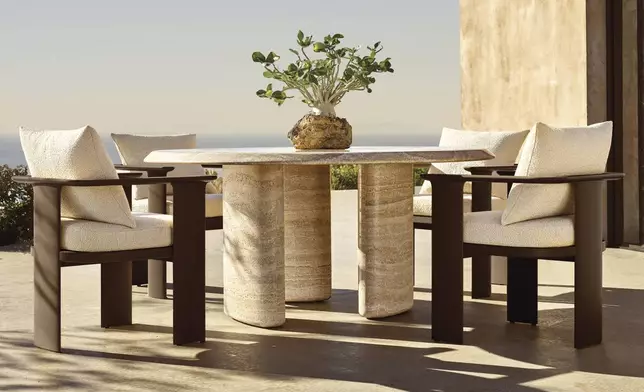 RH OUTDOOR 2025 INTRODUCES DUNE ALUMINUM DESIGNED BY HARRISON &amp; NICHOLAS CONDOS, SYDNEY (Photo: RH)