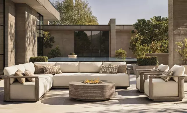 RH OUTDOOR 2025 INTRODUCES LAGOS TEAK DESIGNED BY MARIO RUIZ, BARCELONA (Photo: RH)