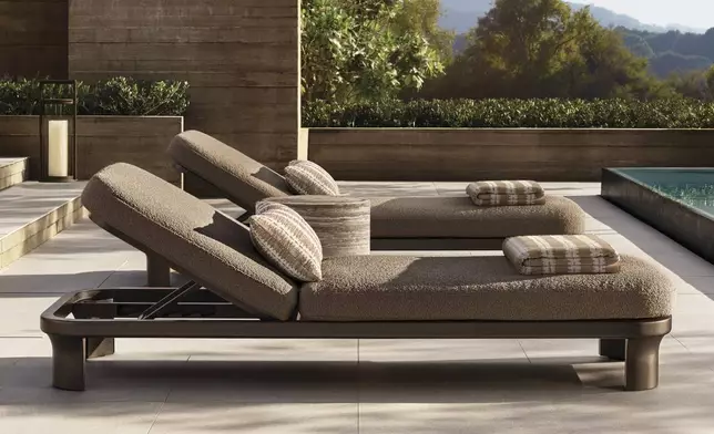 RH OUTDOOR 2025 INTRODUCES LAGOS ALUMINUM DESIGNED BY MARIO RUIZ, BARCELONA (Photo: RH)