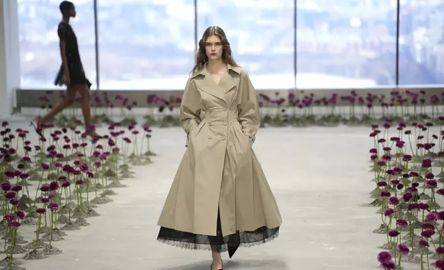 Models walk the runway during the Carolina Herrera Fall/Winter 2025 fashion show as part of New York Fashion Week on Monday, Feb. 10, 2025, in New York. (Photo by Charles Sykes/Invision/AP)