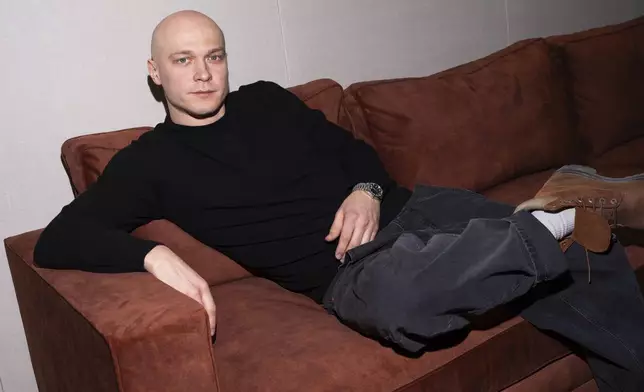 Russian actor Yura Borisov, from the film "Anora," poses for a portrait on Friday, Feb. 14, 2025, in London. (Photo by Scott A Garfitt/Invision/AP)
