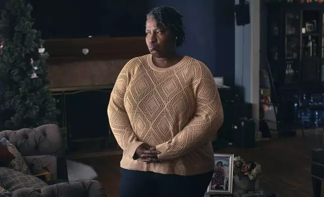 Sharline Volcy poses for a portrait on Monday, Feb. 3, 2025, in Orange, N.J. (AP Photo/Andres Kudacki)