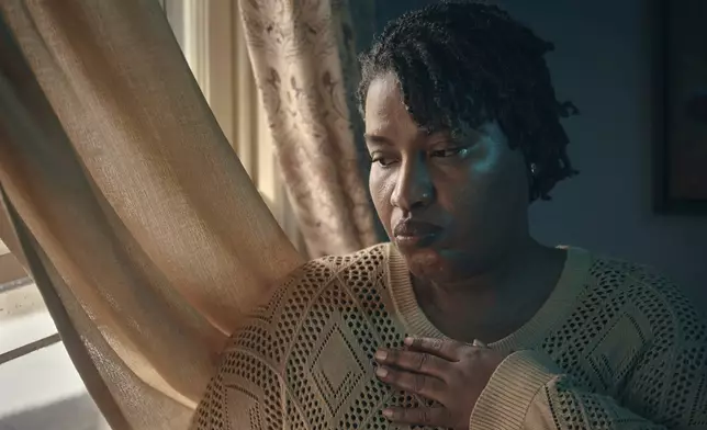 Sharline Volcy poses for a portrait on Monday, Feb. 3, 2025, in Orange, N.J. (AP Photo/Andres Kudacki)