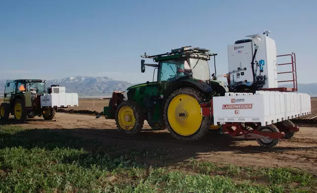 LaserWeeder G2 600 (20-feet) and G2 200 (6.6 feet). (Photo: Business Wire)