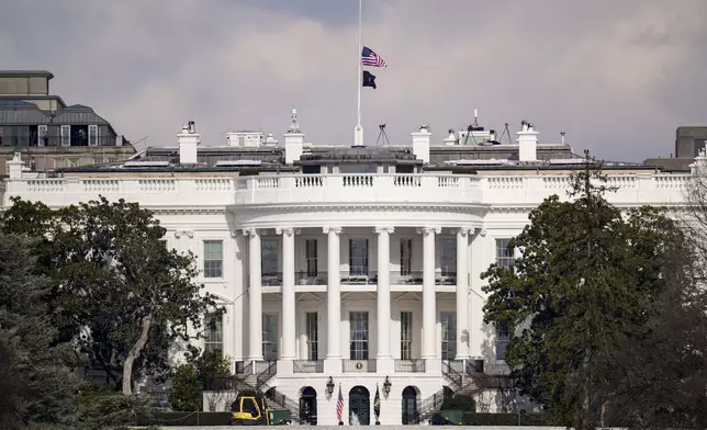 FILE - The White House is seen, Jan. 20, 2025, in Washington. (AP Photo/Mike Stewart, File)