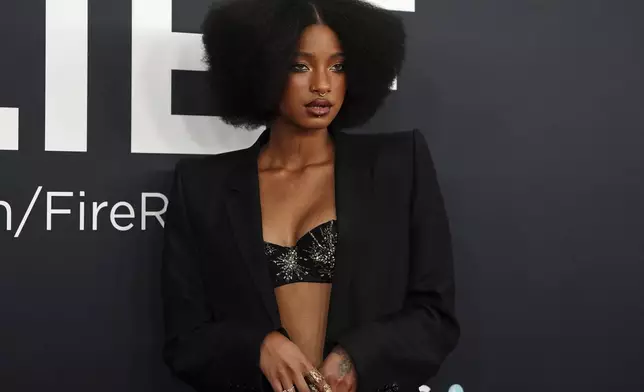 Willow Smith arrives at the 67th annual Grammy Awards on Sunday, Feb. 2, 2025, in Los Angeles. (Photo by Jordan Strauss/Invision/AP)